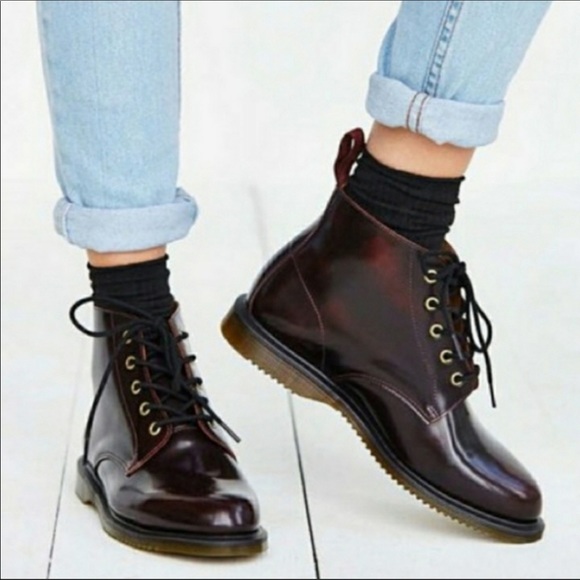 Dr Martens Emmeline Ankle Boots Cherry 